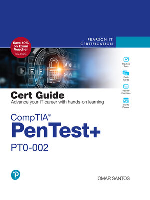 cover image of CompTIA PenTest+ PT0-002 Cert Guide